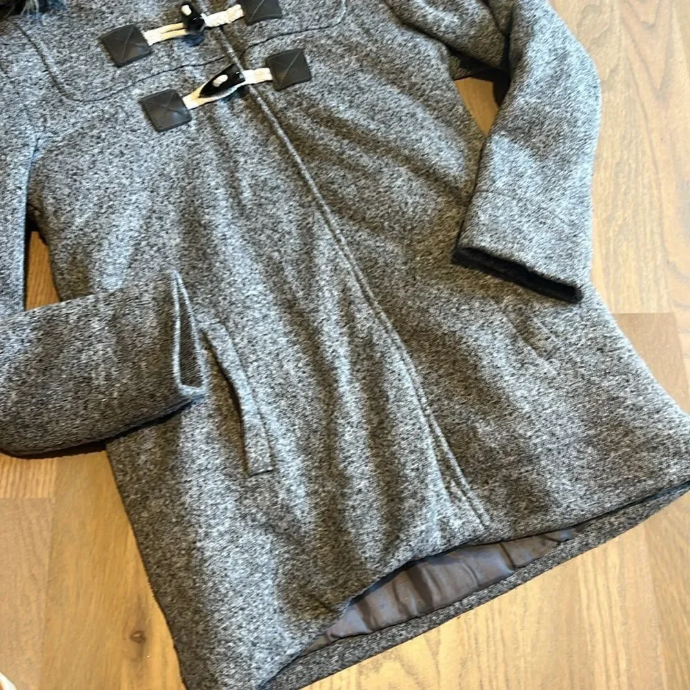 Old Navy Hooded Sweater Fleece Toggle Coat